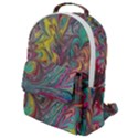 Abstract marbling Flap Pocket Backpack (Small) View1