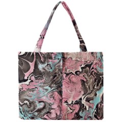 Marbling Collage Mini Tote Bag by kaleidomarblingart