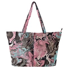 Marbling Collage Full Print Shoulder Bag by kaleidomarblingart