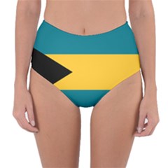 Flag Of The Bahamas Reversible High-waist Bikini Bottoms by abbeyz71