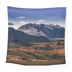 Mountain Patagonian Landscape, Santa Cruz, Argentina Square Tapestry (large) by dflcprintsclothing