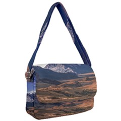 Mountain Patagonian Landscape, Santa Cruz, Argentina Courier Bag by dflcprintsclothing