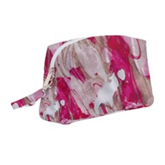 Magenta On Pink Wristlet Pouch Bag (medium)