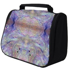 Amethyst Marbling Full Print Travel Pouch (big) by kaleidomarblingart