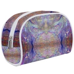 Amethyst Marbling Makeup Case (large) by kaleidomarblingart