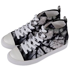 Closing In  Women s Mid-top Canvas Sneakers