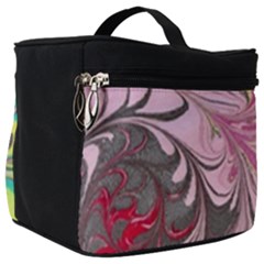 Petals With Marbling Make Up Travel Bag (big) by kaleidomarblingart