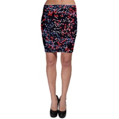 Multicolored Bubbles Motif Abstract Pattern Bodycon Skirt by dflcprintsclothing