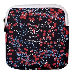 Multicolored Bubbles Motif Abstract Pattern Mini Square Pouch by dflcprintsclothing