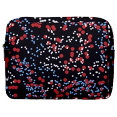 Multicolored Bubbles Motif Abstract Pattern Make Up Pouch (large) by dflcprintsclothing