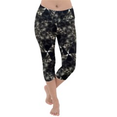 Barb Lightweight Velour Capri Yoga Leggings by MRNStudios