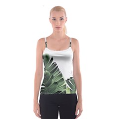 Banana Leaves Spaghetti Strap Top by goljakoff