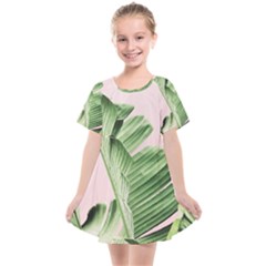 Palm Leaf Kids  Smock Dress by goljakoff