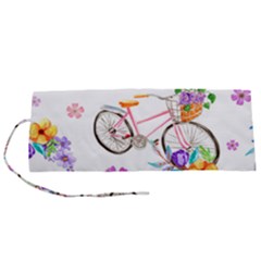 Cycle Ride Roll Up Canvas Pencil Holder (s) by designsbymallika