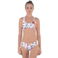 Lady Like Criss Cross Bikini Set by designsbymallika