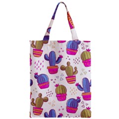 Cactus Love 4 Zipper Classic Tote Bag by designsbymallika