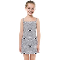 Eye Pattern Kids  Summer Sun Dress by designsbymallika