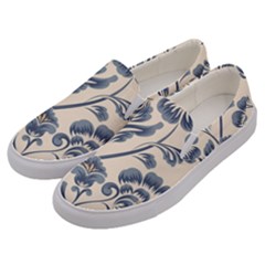 Baatik Print 5 Men s Canvas Slip Ons by designsbymallika