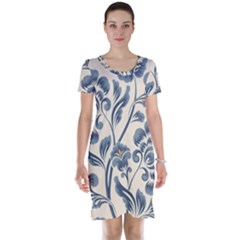 Baatik Print 5 Short Sleeve Nightdress by designsbymallika
