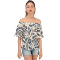 Baatik Print 5 Off Shoulder Short Sleeve Top View1