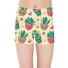 Cactus Love  Kids  Sports Shorts by designsbymallika