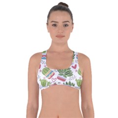 Cactus Love  Got No Strings Sports Bra by designsbymallika