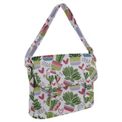 Cactus Love  Buckle Messenger Bag by designsbymallika