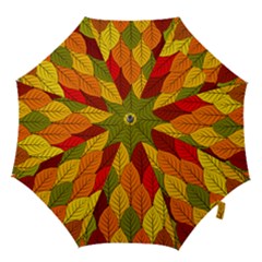 Autumn Leaves Hook Handle Umbrellas (small) by designsbymallika