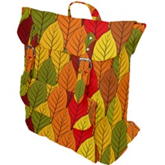 Autumn Leaves Buckle Up Backpack by designsbymallika