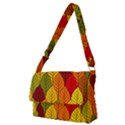 Autumn Leaves Full Print Messenger Bag (M) View1