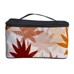 Autumn Leaves Pattern  Cosmetic Storage by designsbymallika