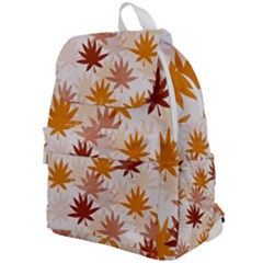 Autumn Leaves Pattern  Top Flap Backpack by designsbymallika