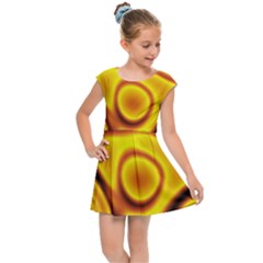 Golden Honey Kids  Cap Sleeve Dress by Sabelacarlos