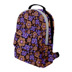 Nostalgic Flowers Flap Pocket Backpack (large) by FloraaplusDesign