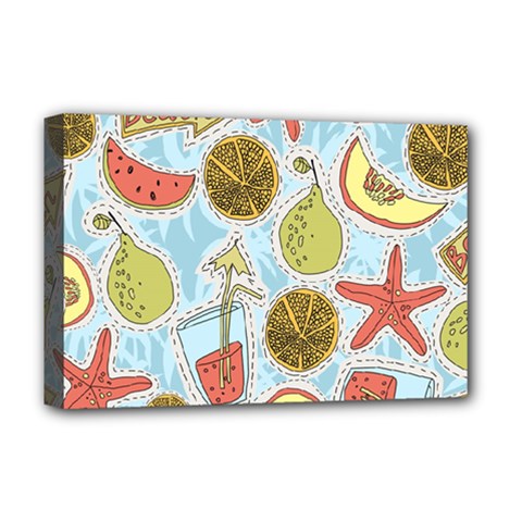 Tropical pattern Deluxe Canvas 18  x 12  (Stretched)