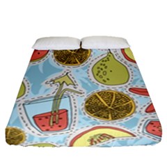 Tropical pattern Fitted Sheet (Queen Size)