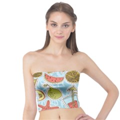 Tropical pattern Tube Top