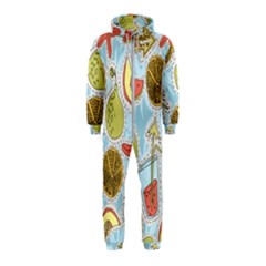 Tropical pattern Hooded Jumpsuit (Kids)