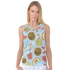 Tropical Pattern Women s Basketball Tank Top by GretaBerlin