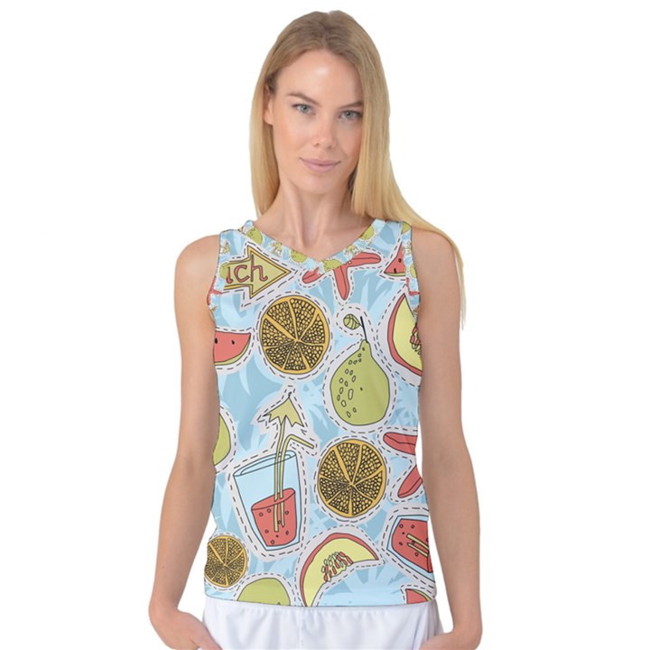 Tropical pattern Women s Basketball Tank Top