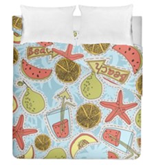 Tropical pattern Duvet Cover Double Side (Queen Size)
