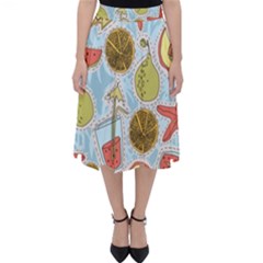 Tropical pattern Classic Midi Skirt