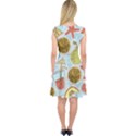 Tropical pattern Capsleeve Midi Dress View2