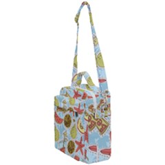 Tropical Pattern Crossbody Day Bag