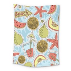 Tropical pattern Medium Tapestry