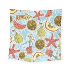 Tropical pattern Square Tapestry (Small)