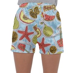 Tropical pattern Sleepwear Shorts