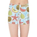 Tropical pattern Kids  Sports Shorts View1