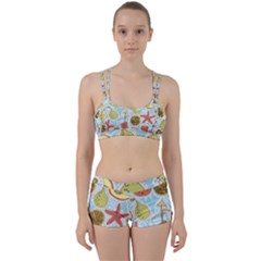 Tropical pattern Perfect Fit Gym Set