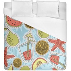 Tropical Pattern Duvet Cover (king Size) by GretaBerlin